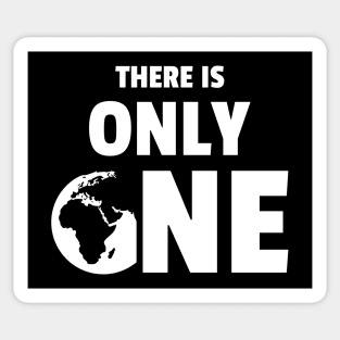 There is Only One Planet (white version) Sticker